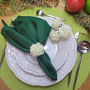 Sua Mesa Floresce em Detalhes: Kit com 4 Porta-Guardanapos Mimosa Crisântem