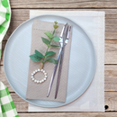 Um Toque de Natureza à Mesa: Porta-Guardanapos Tropical Eucalipto
