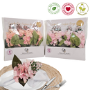 Flores que Emolduram a Mesa: Kit com 4 Porta-Guardanapos Boca de Leão Rosa