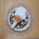 Um Toque de Delicadeza que Floresce à Mesa: Kit 4 Porta-Guardanapos Camomil