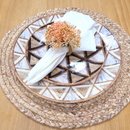 Um Toque de Delicadeza que Floresce à Mesa: Kit 4 Porta-Guardanapos Camomil