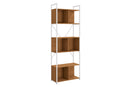 ✨ Estante Alta com 5 Prateleiras 202 cm em MDP e Metal – Organização Vertical para Transformar seu Espaço