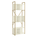 ✨ Estante Alta com 5 Prateleiras 202 cm em MDP e Metal – Organização Vertical para Transformar seu Espaço
