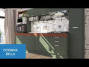 Cozinha Bella 6P/3G - CS963 Ônix/Freijó